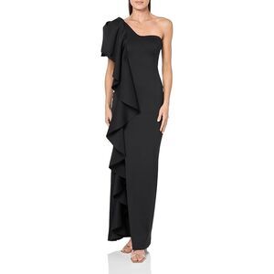 NWT Black Halo percy one-shoulder gown Size 12 $525